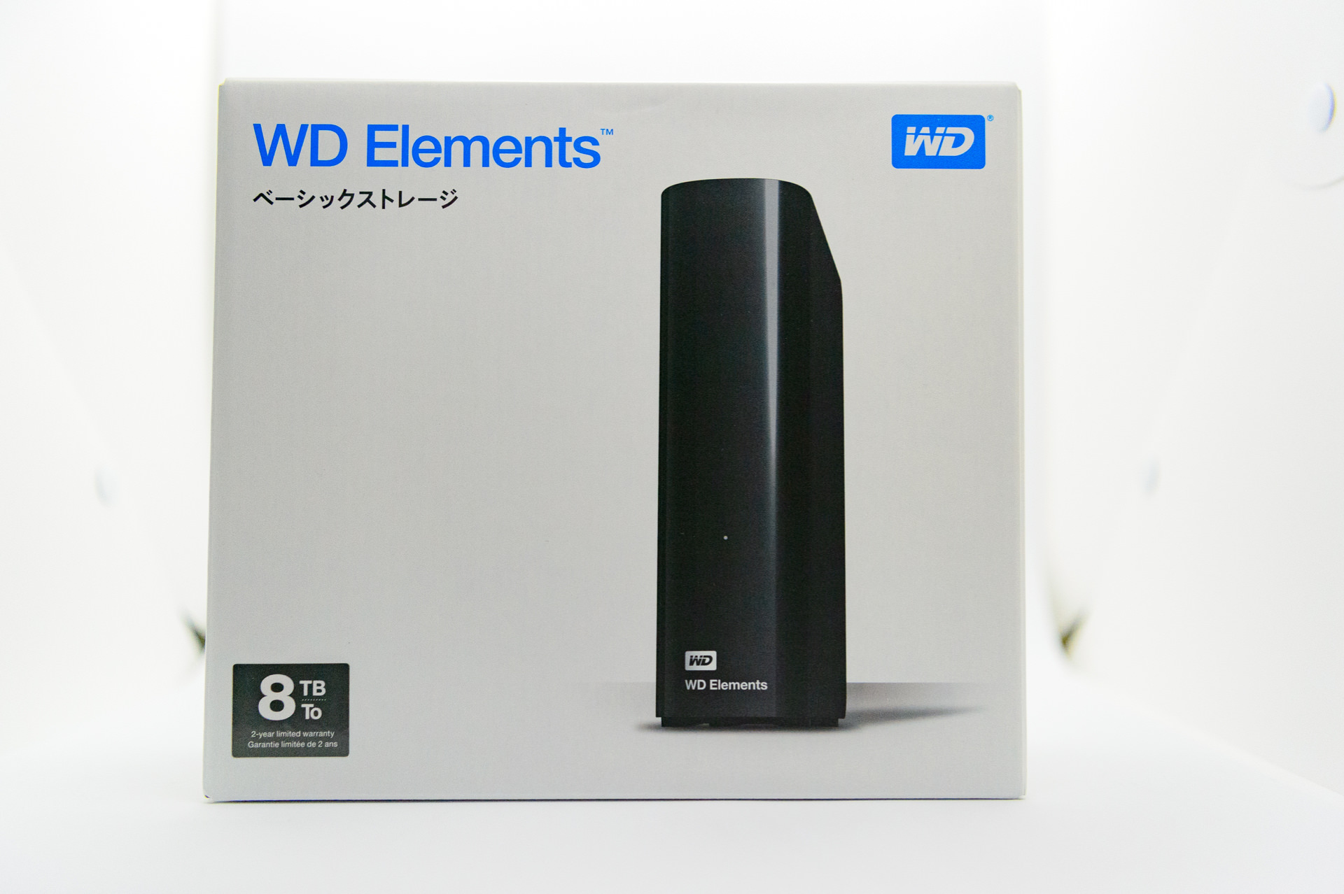 WD HDD 外付けハードディスク 8TB Elements Desktop USB3.0 WDBBKG0080HBK-JESN